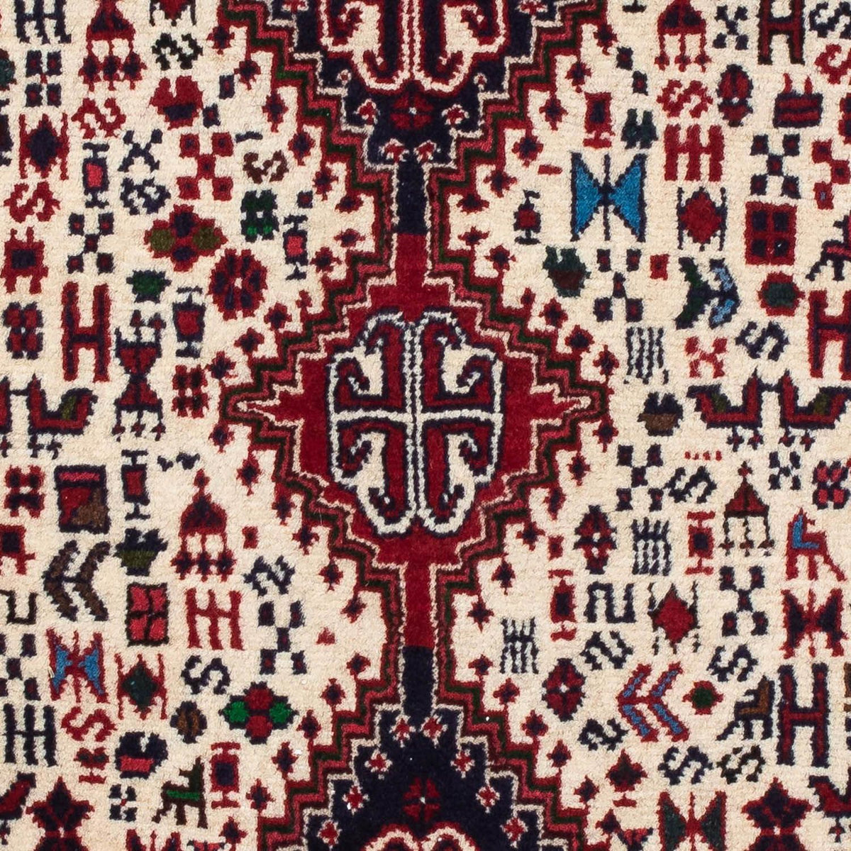 Persisk matta - Nomadic - 123 x 75 cm - beige