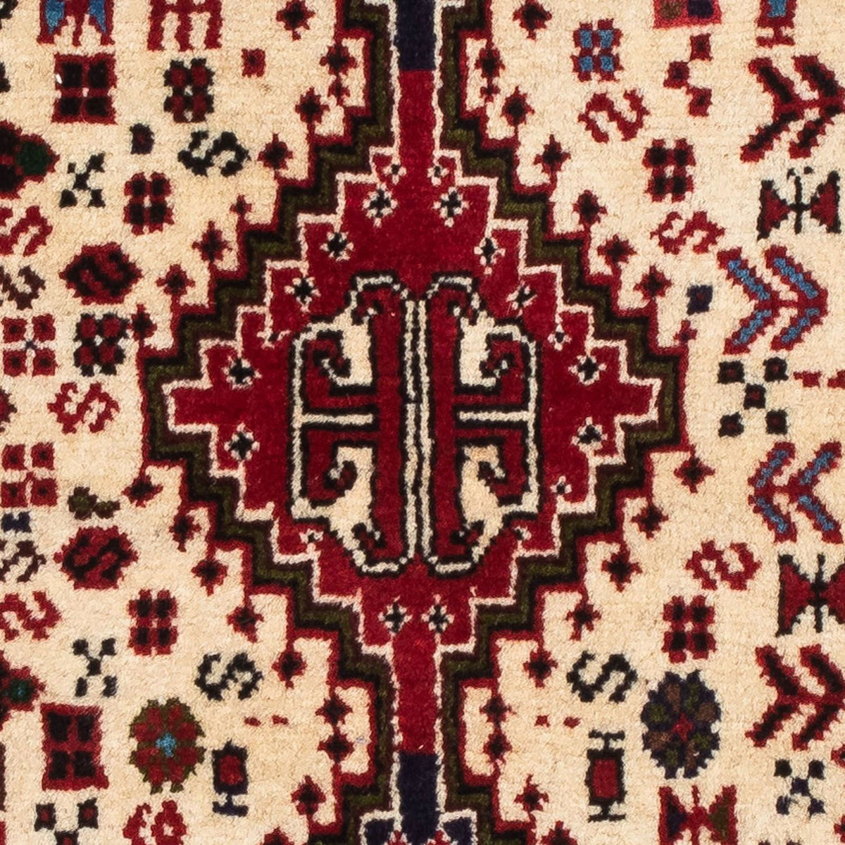 Persisk matta - Nomadic - 121 x 77 cm - beige