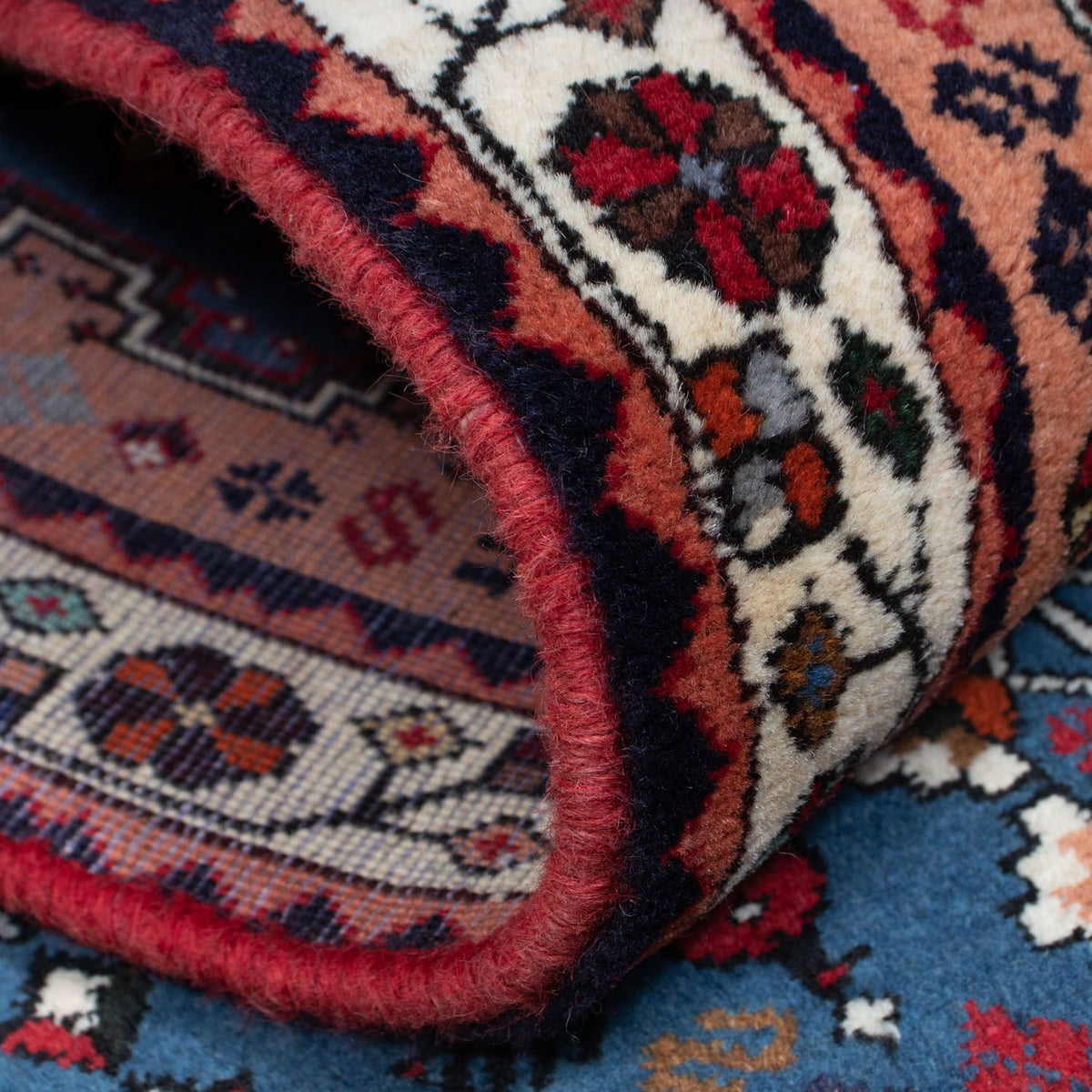 Runner Persisk matta - Nomadic - 206 x 78 cm - mörkblå