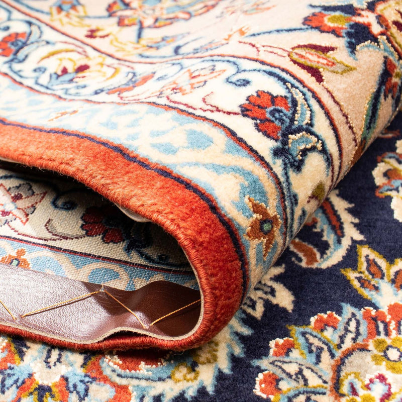 Persisk matta - Isfahan - Premium - 300 x 200 cm - mörkblå