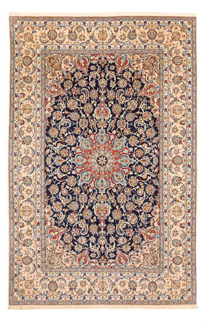 Persisk matta - Isfahan - Premium - 308 x 200 cm - mörkblå