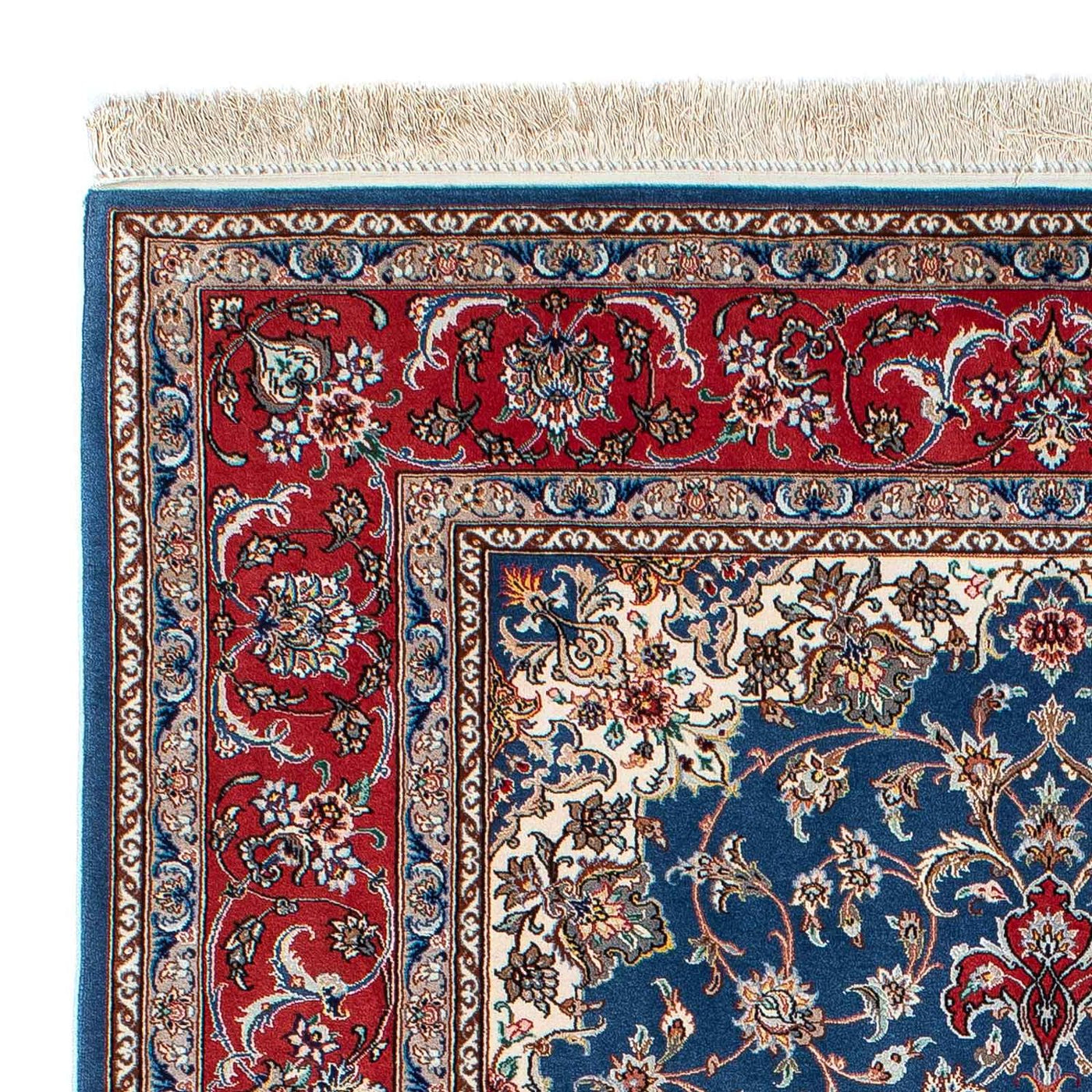 Persisk matta - Isfahan - Premium - 198 x 133 cm - blå