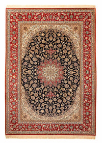 Persisk matta - Isfahan - Premium - 344 x 255 cm - mörkröd