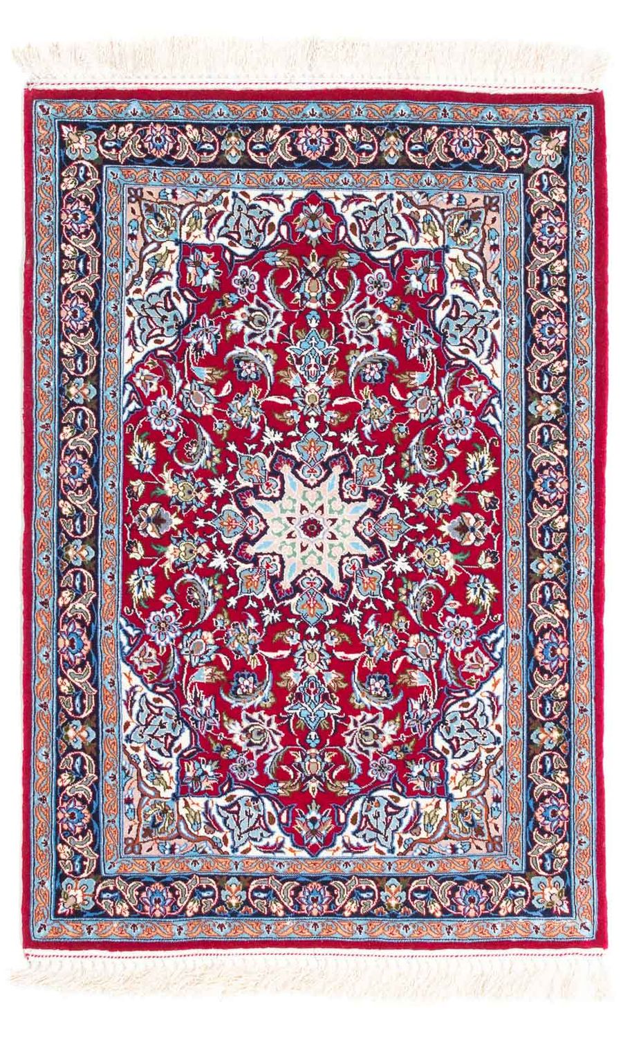 Persisk matta - Isfahan - Premium - 107 x 69 cm - röd