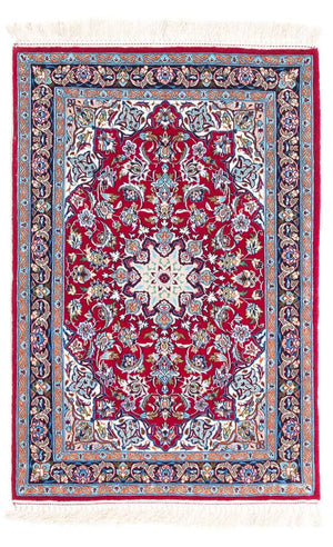 Persisk matta - Isfahan - Premium - 107 x 69 cm - röd