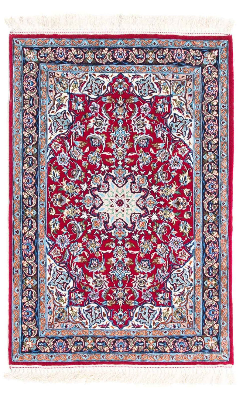 Persisk matta - Isfahan - Premium - 107 x 69 cm - röd