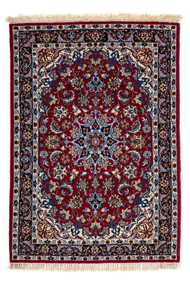 Persisk matta - Isfahan - Premium - 101 x 71 cm - mörkröd