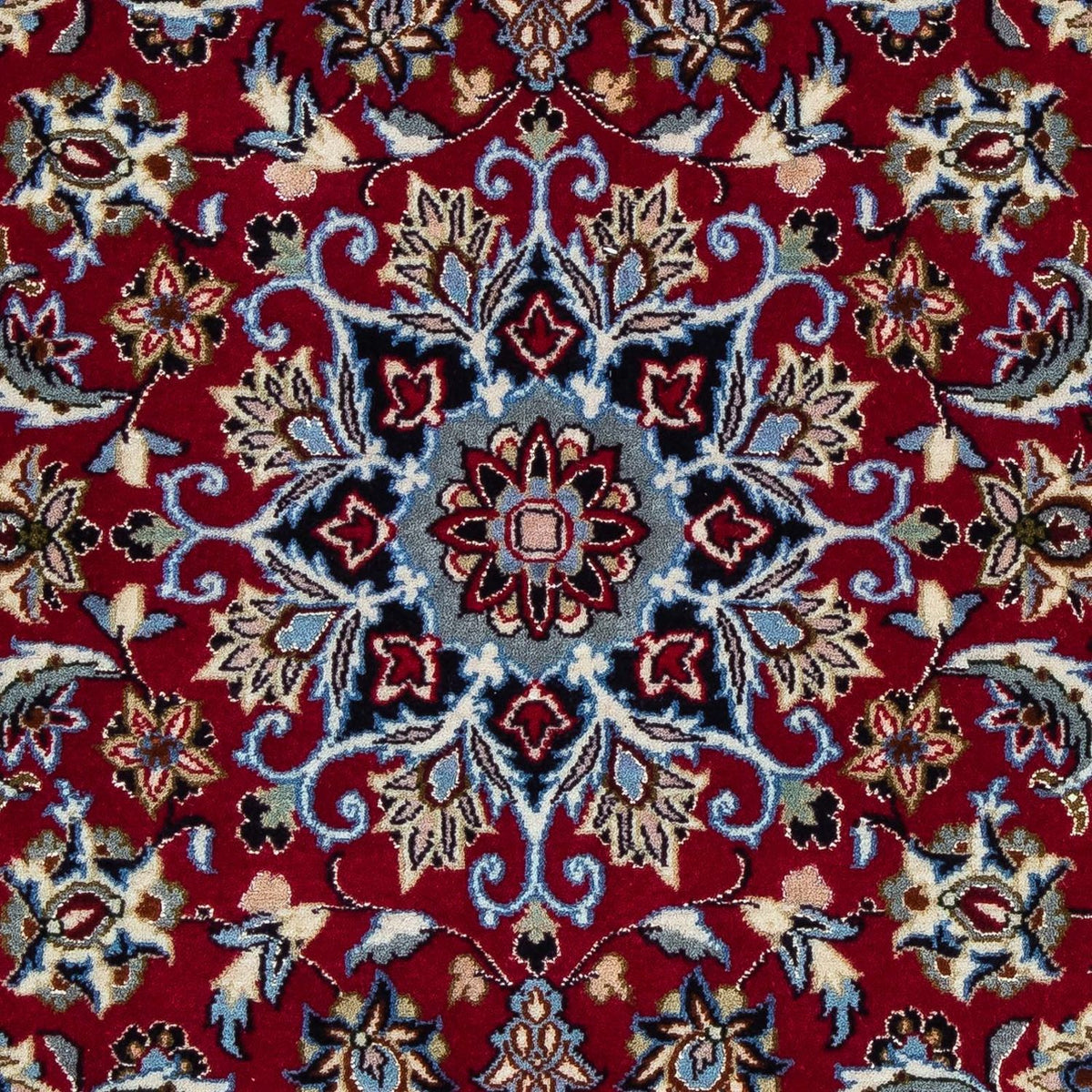 Persisk matta - Isfahan - Premium - 101 x 71 cm - mörkröd