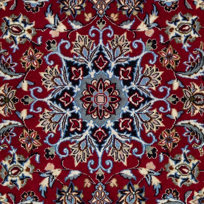 Persisk matta - Isfahan - Premium - 101 x 71 cm - mörkröd