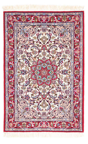 Persisk matta - Isfahan - Premium - 105 x 70 cm - beige
