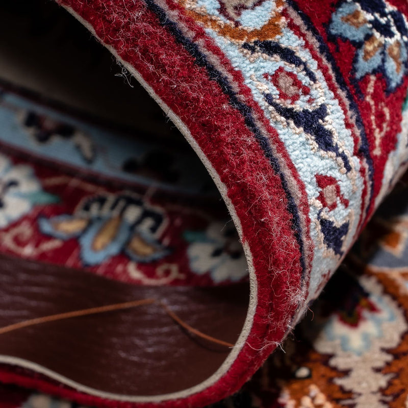 Persisk matta - Isfahan - Premium - 100 x 73 cm - mörkröd