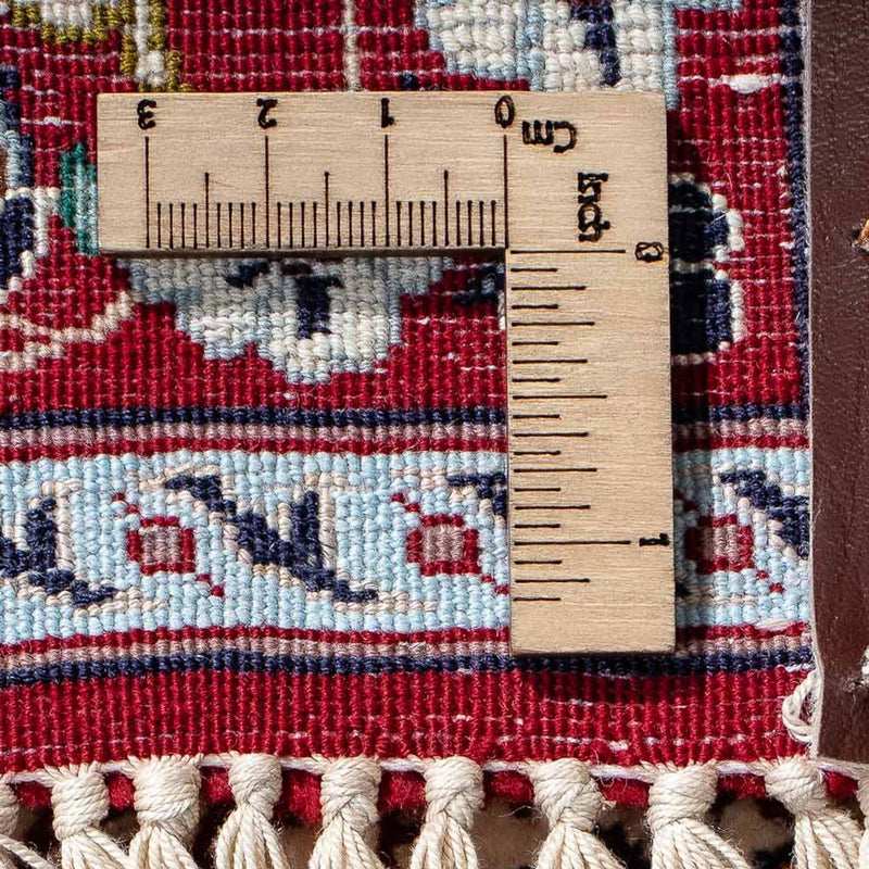 Persisk matta - Isfahan - Premium - 100 x 73 cm - mörkröd