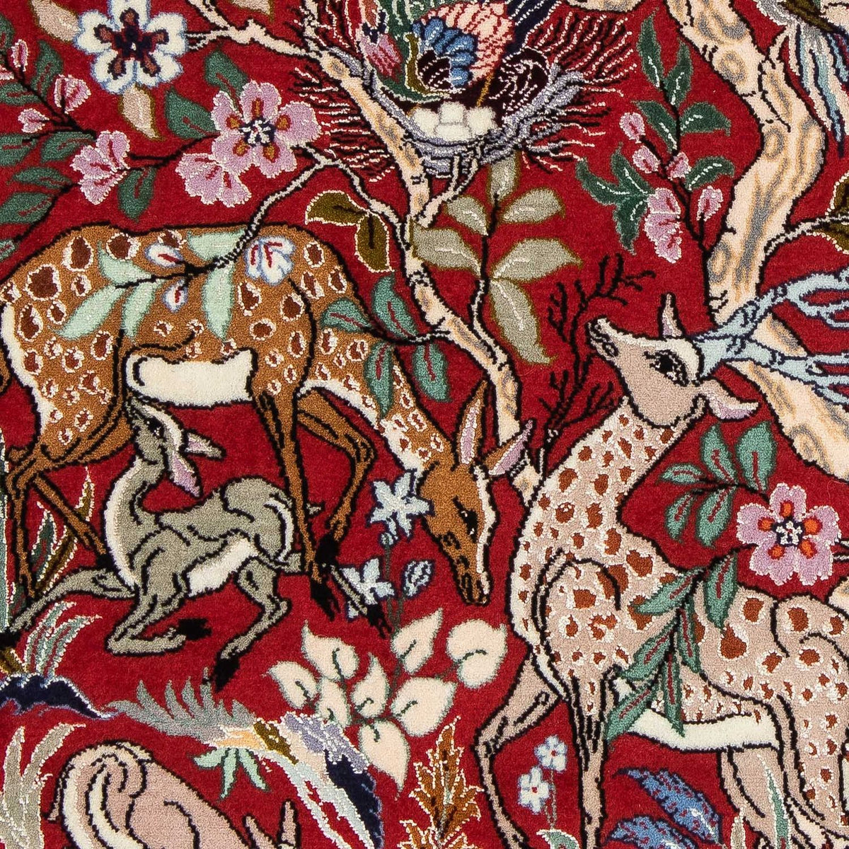 Persisk matta - Isfahan - Premium - 105 x 70 cm - röd