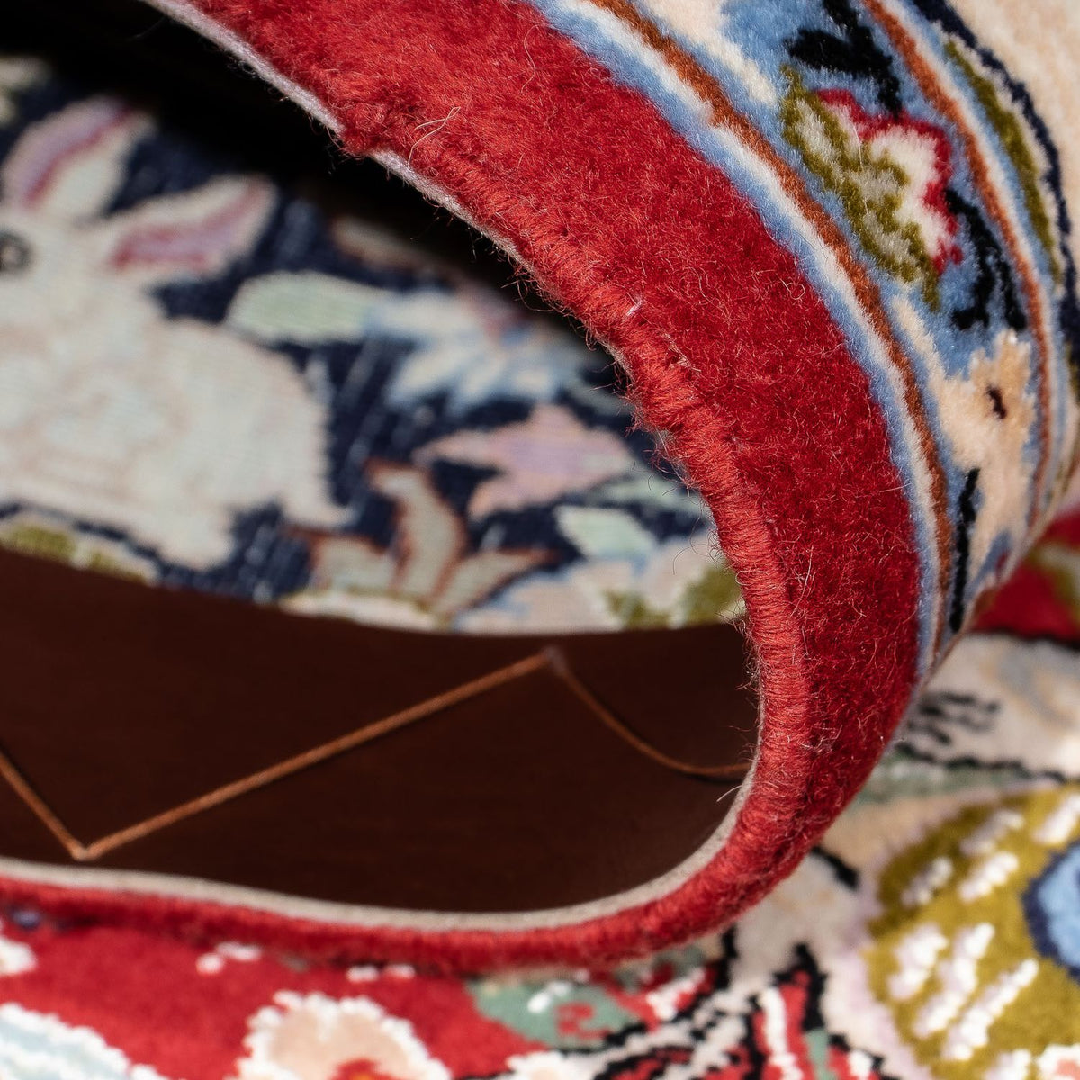 Persisk matta - Isfahan - Premium - 105 x 70 cm - röd