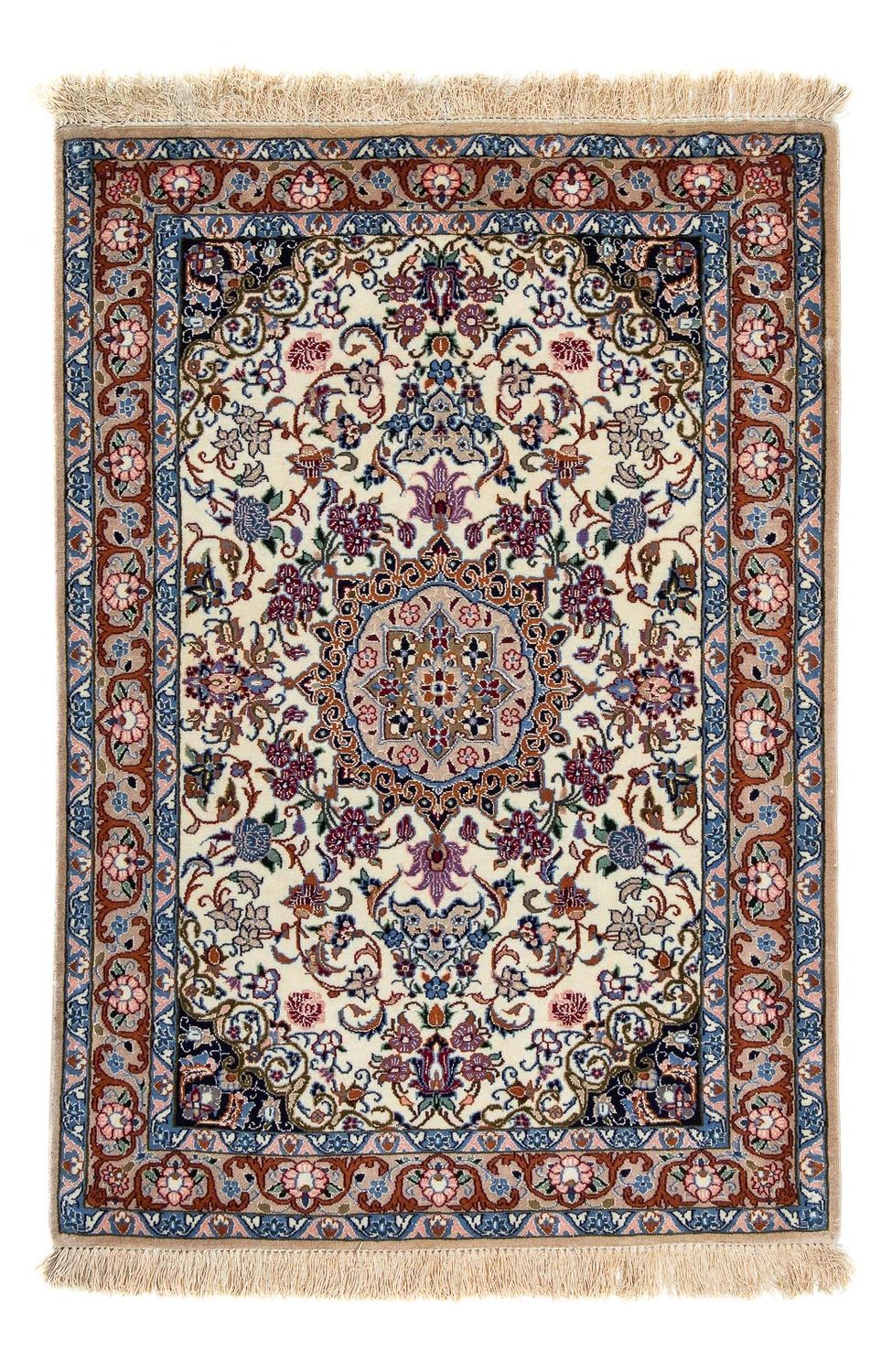Persisk matta - Isfahan - Premium - 102 x 70 cm - beige
