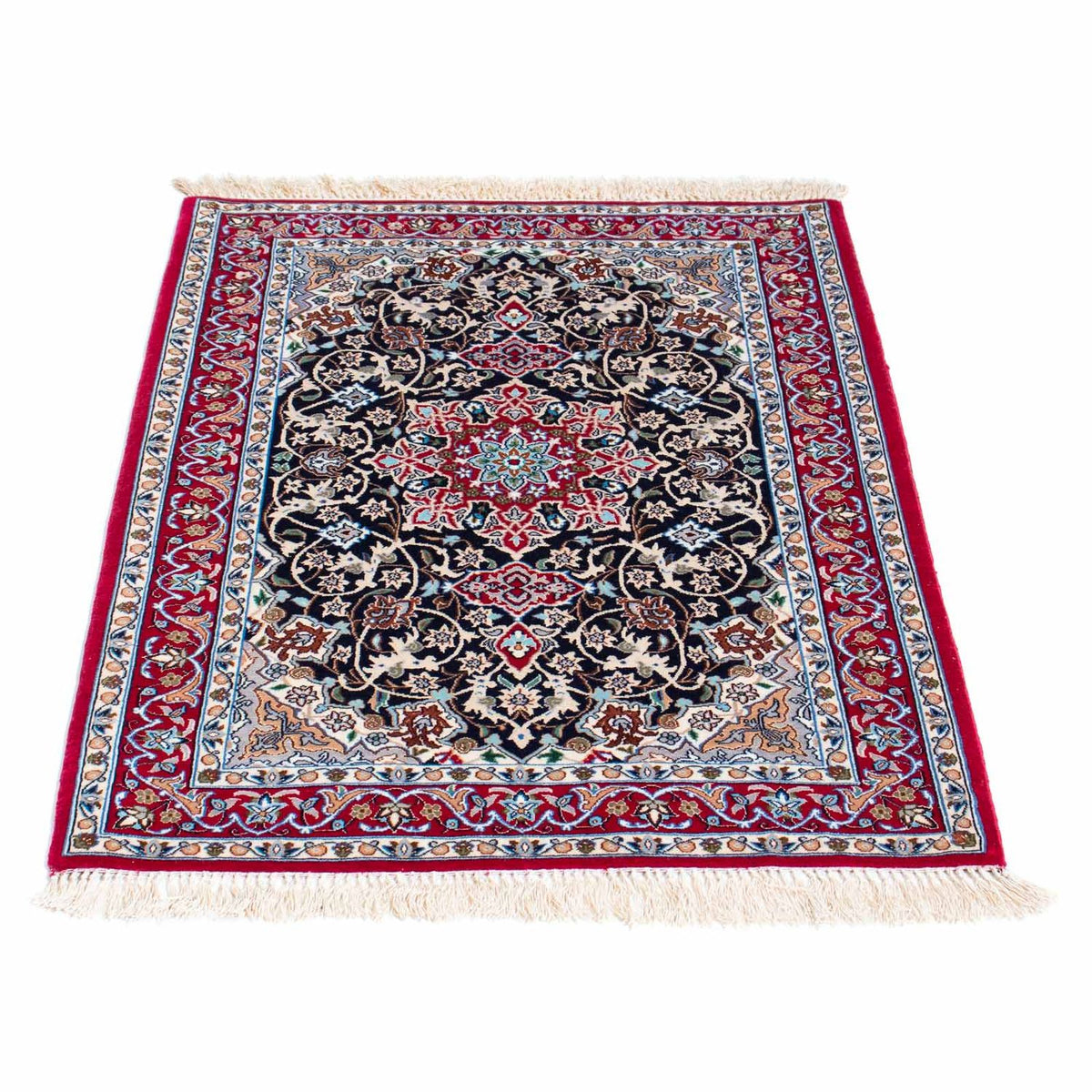 Persisk matta - Isfahan - Premium - 102 x 72 cm - röd