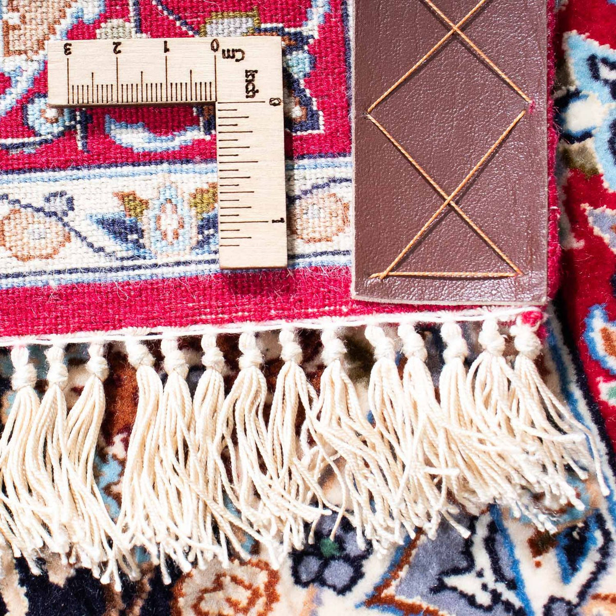 Persisk matta - Isfahan - Premium - 102 x 72 cm - röd