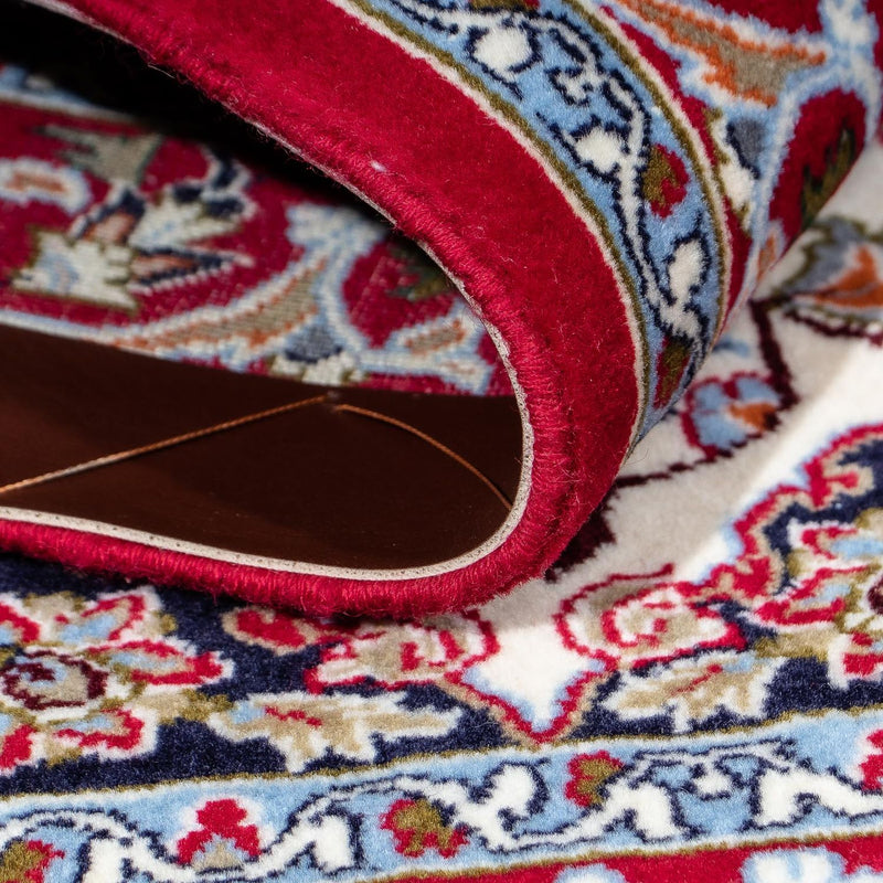 Persisk matta - Isfahan - Premium - 102 x 70 cm - mörkröd