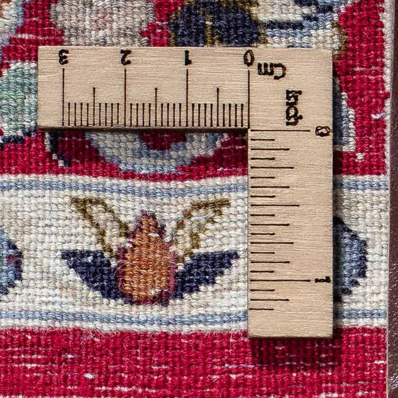 Persisk matta - Isfahan - Premium - 104 x 73 cm - mörkröd