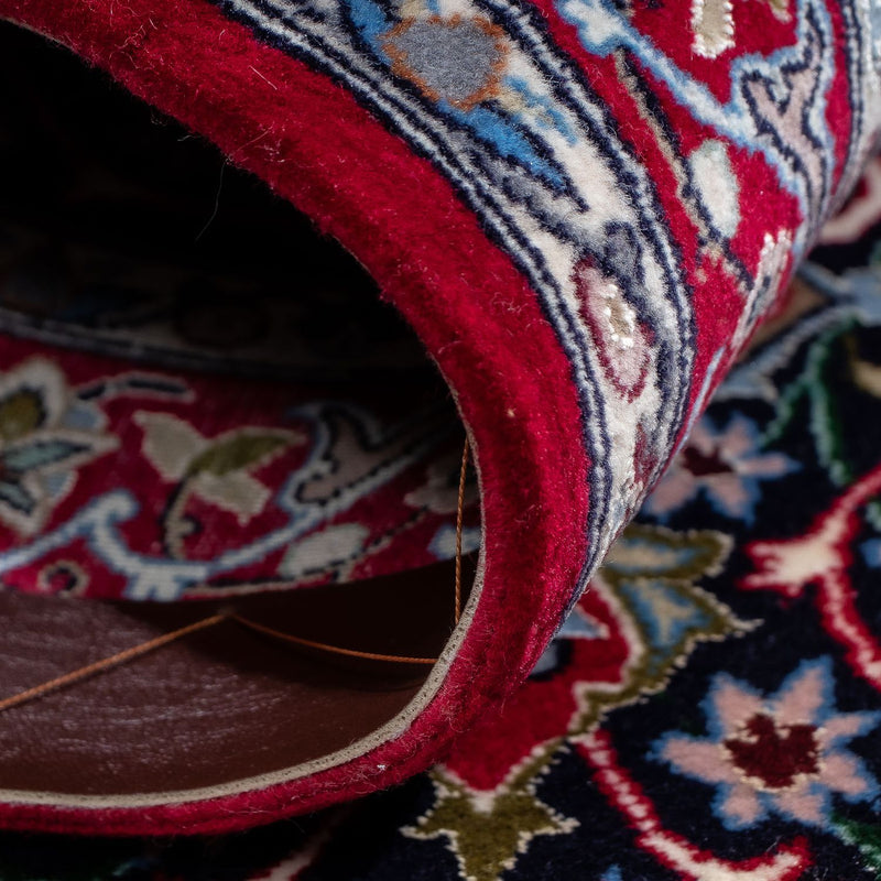 Persisk matta - Isfahan - Premium - 105 x 70 cm - mörkröd