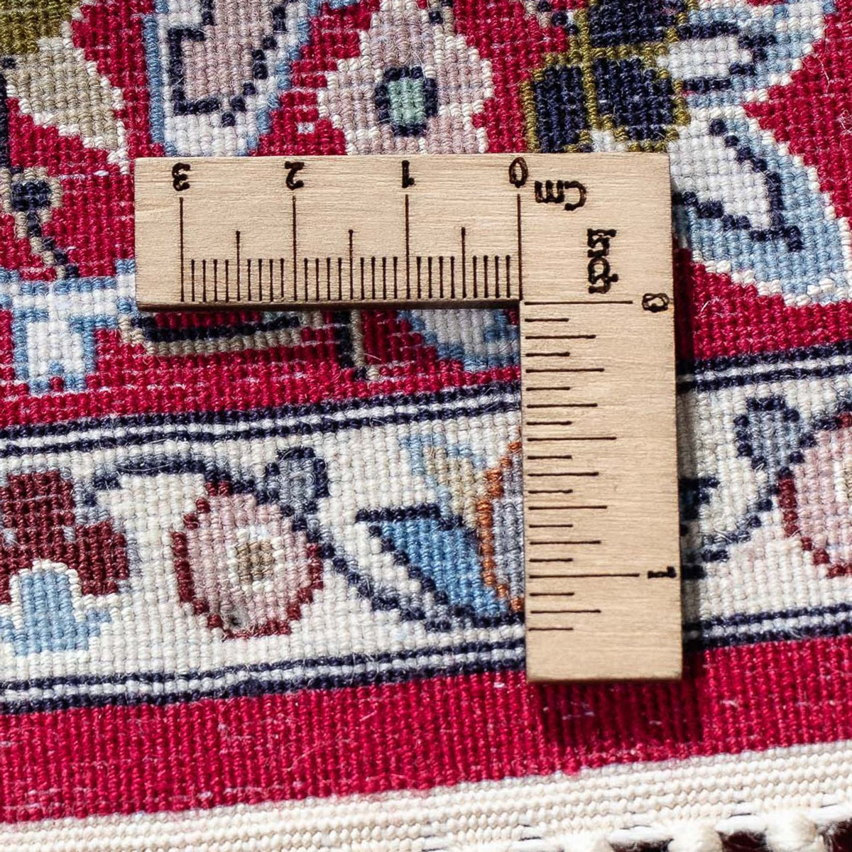 Persisk matta - Isfahan - Premium - 105 x 70 cm - mörkröd