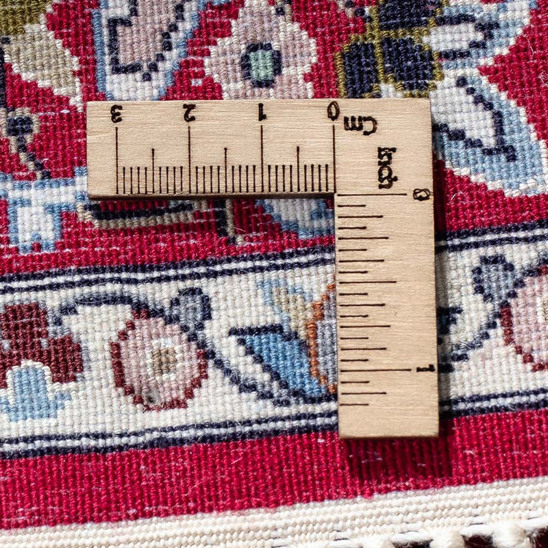 Persisk matta - Isfahan - Premium - 105 x 70 cm - mörkröd