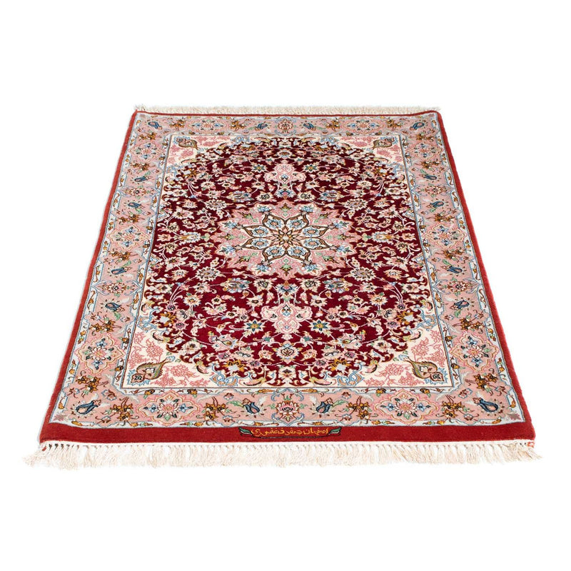 Persisk matta - Isfahan - Premium - 123 x 83 cm - röd