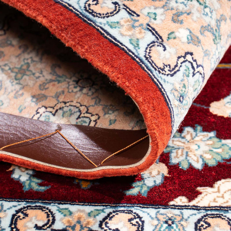 Persisk matta - Isfahan - Premium - 119 x 84 cm - mörkröd