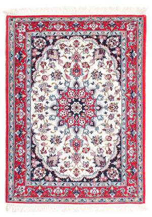 Persisk matta - Isfahan - Premium - 115 x 84 cm - röd