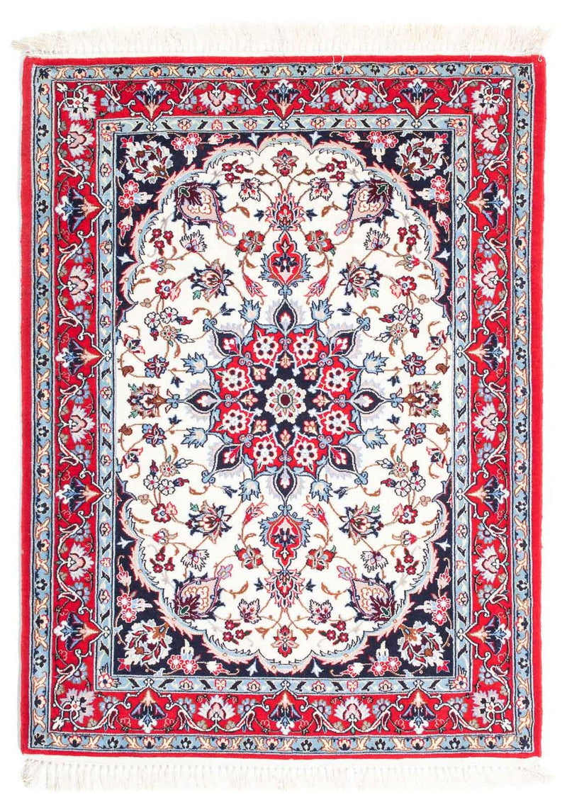 Persisk matta - Isfahan - Premium - 115 x 84 cm - röd