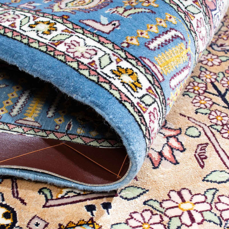 Persisk matta - Isfahan - Premium - 126 x 83 cm - ljusblå