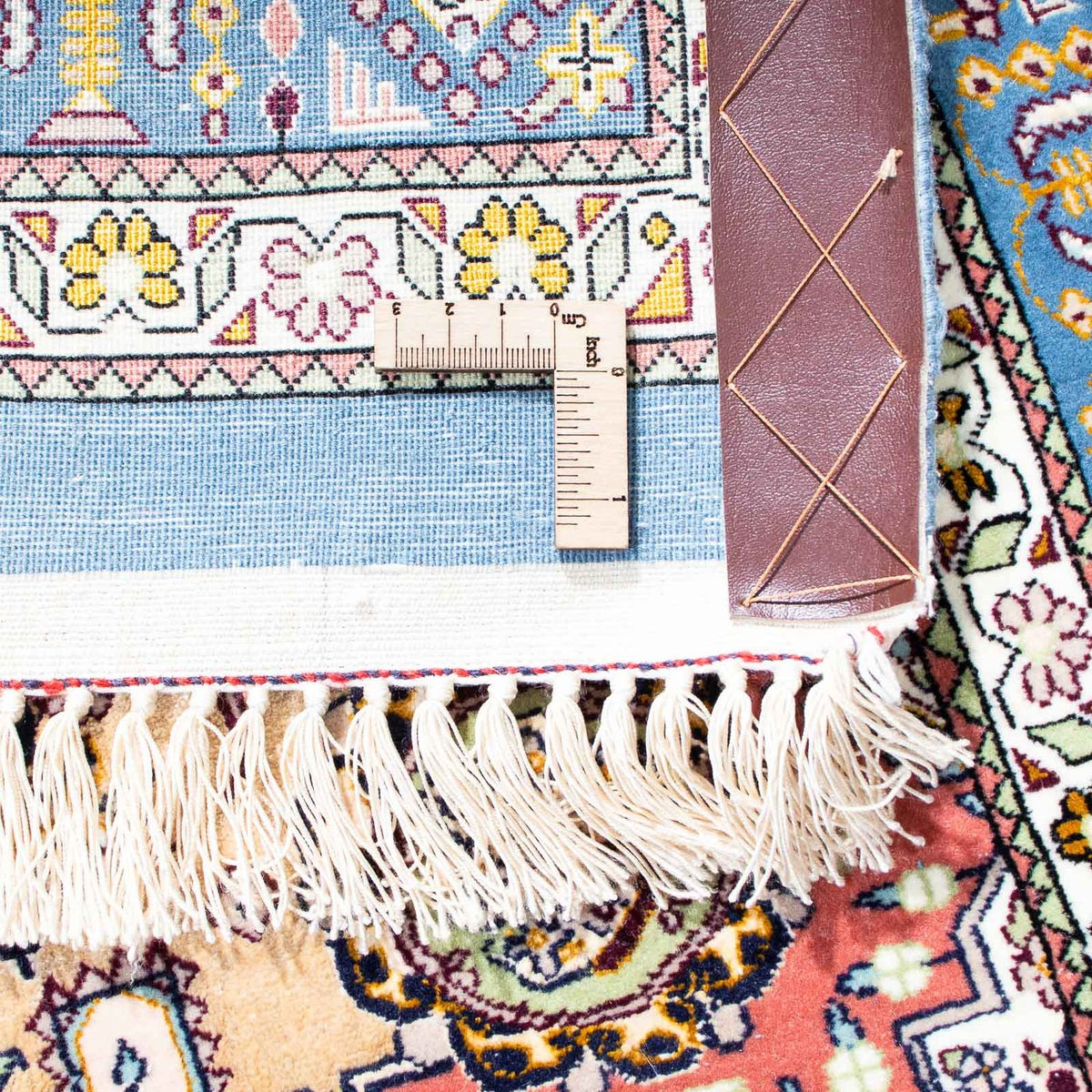 Persisk matta - Isfahan - Premium - 126 x 83 cm - ljusblå