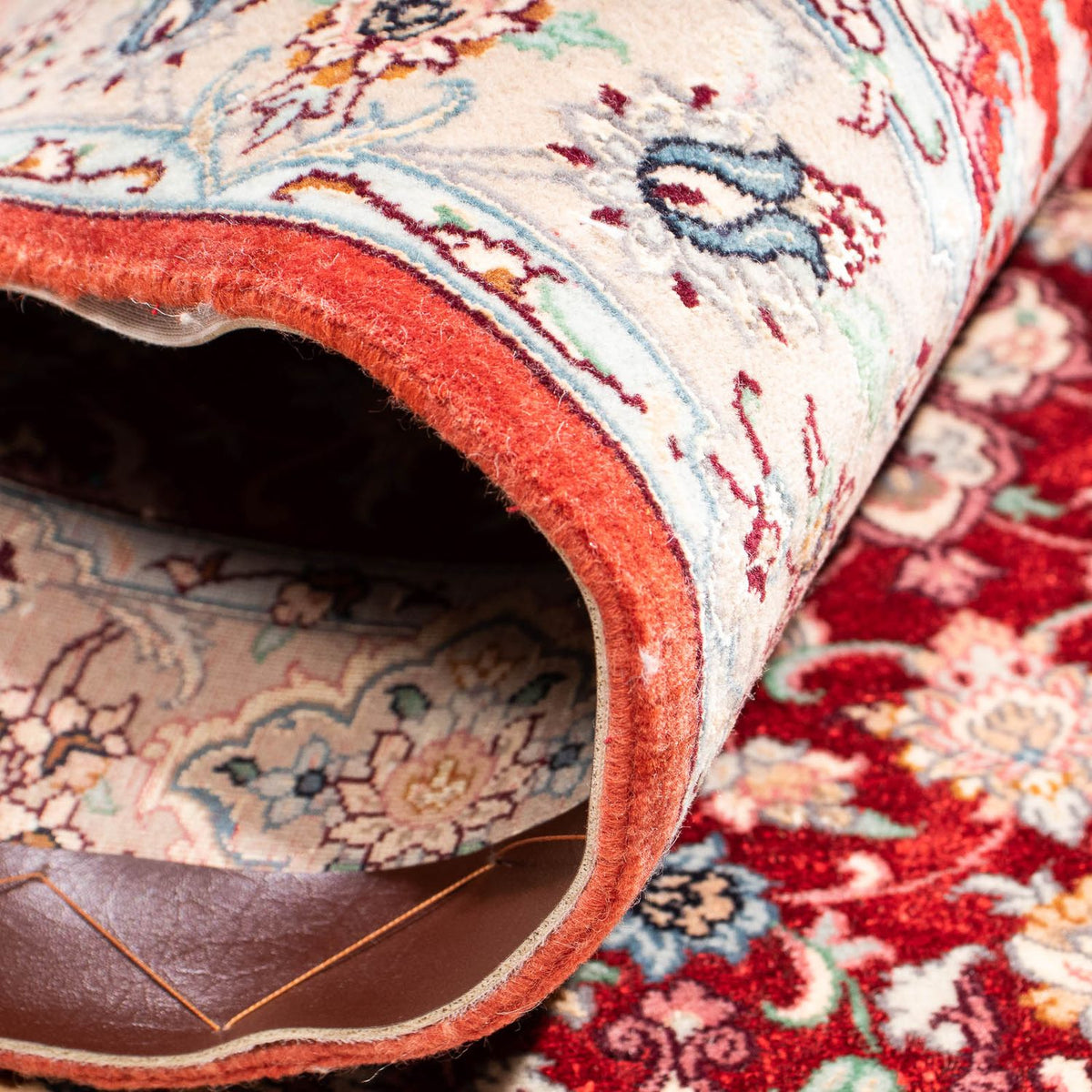 Persisk matta - Isfahan - Premium - 119 x 84 cm - röd