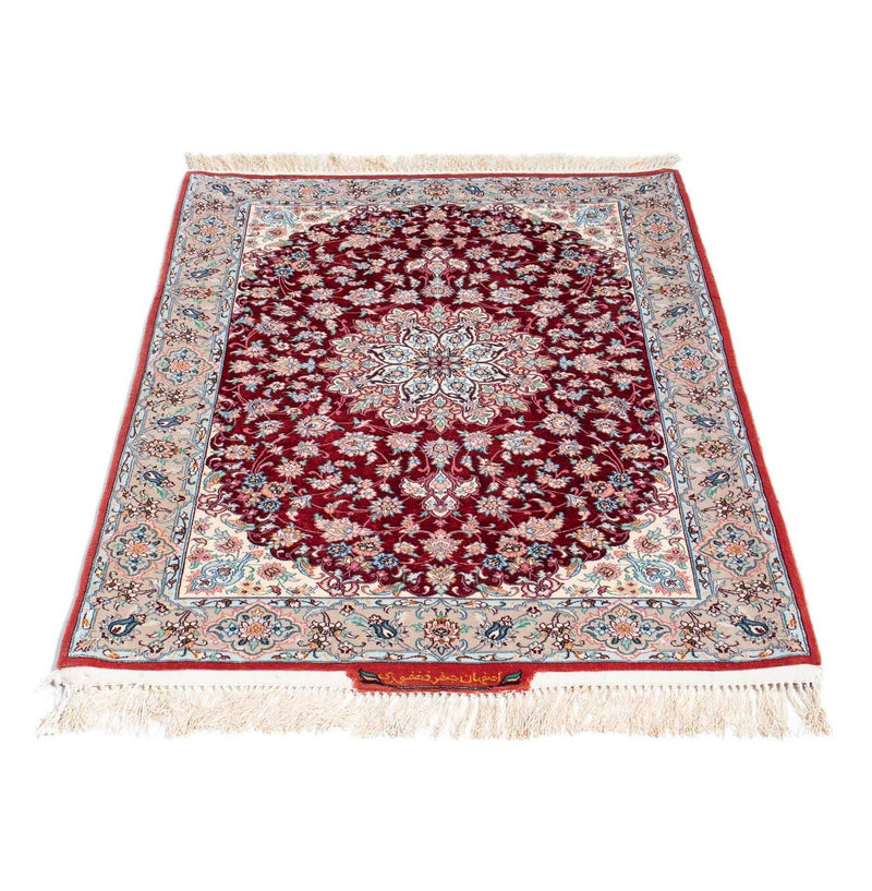 Persisk matta - Isfahan - Premium - 119 x 84 cm - röd