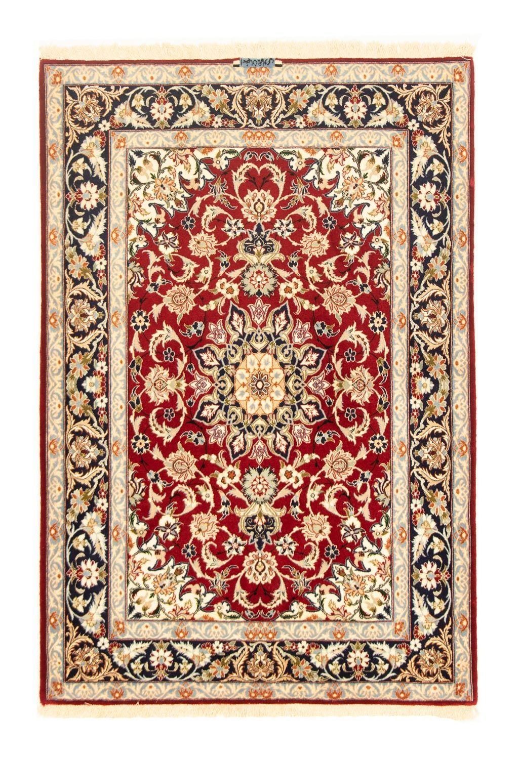 Persisk matta - Isfahan - Premium - 158 x 110 cm - röd