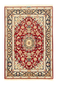 Persisk matta - Isfahan - Premium - 158 x 110 cm - röd