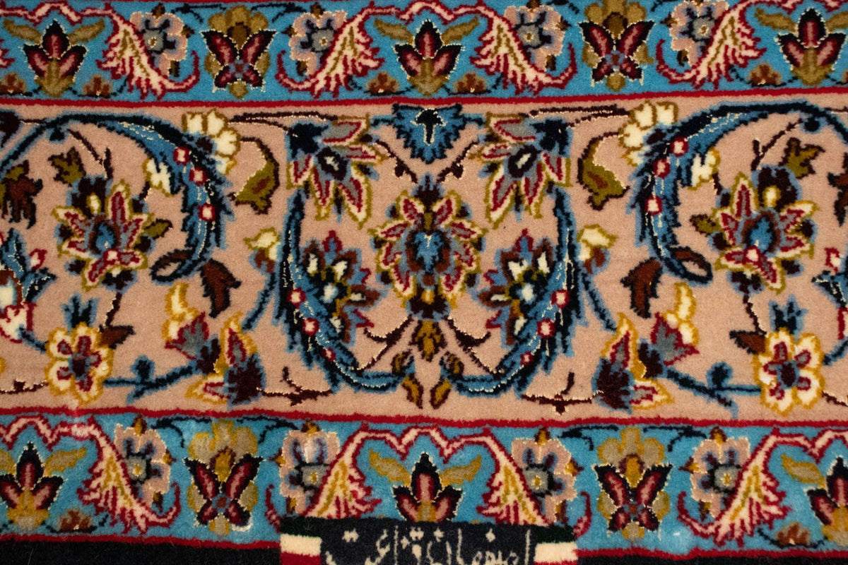 Persisk matta - Isfahan - Premium - 165 x 110 cm - svart