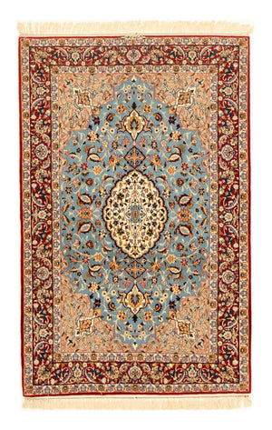 Persisk matta - Isfahan - Premium - 172 x 112 cm - ljusblå