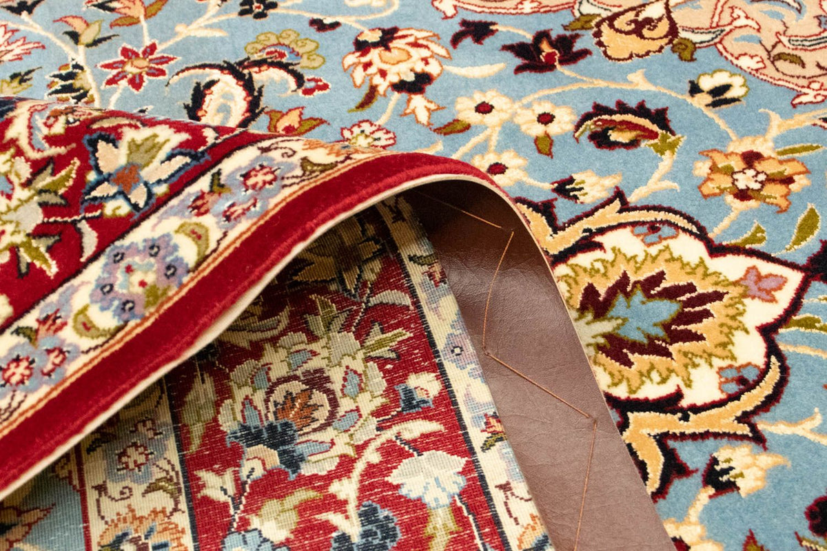 Persisk matta - Isfahan - Premium - 172 x 112 cm - ljusblå