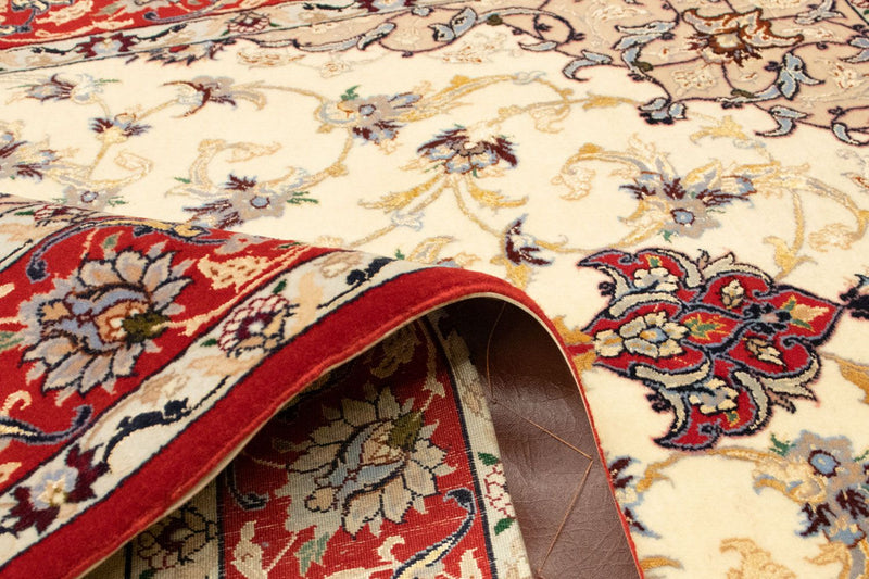 Persisk matta - Isfahan - Premium - 163 x 111 cm - beige