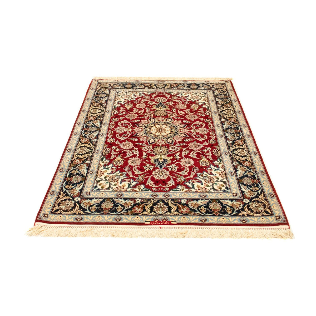 Persisk matta - Isfahan - Premium - 162 x 111 cm - röd