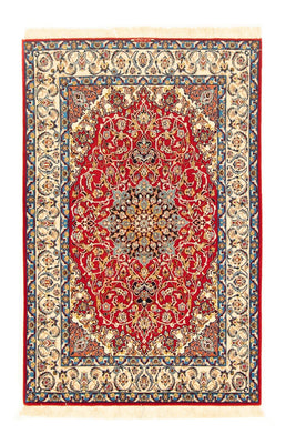 Persisk matta - Isfahan - Premium - 162 x 107 cm - röd