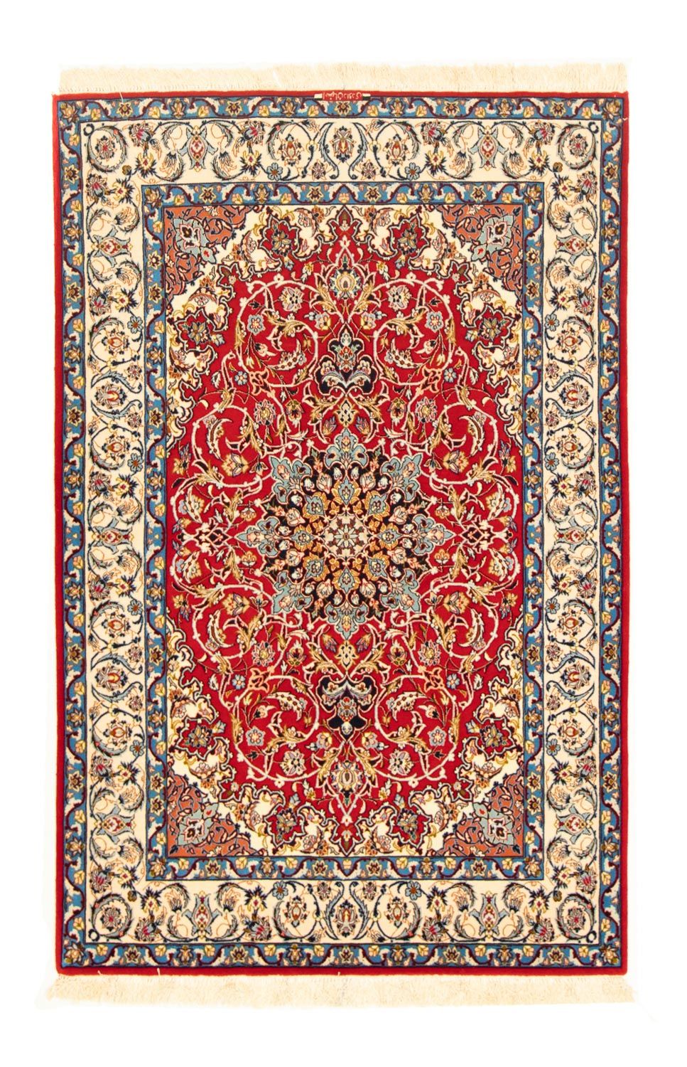 Persisk matta - Isfahan - Premium - 162 x 107 cm - röd