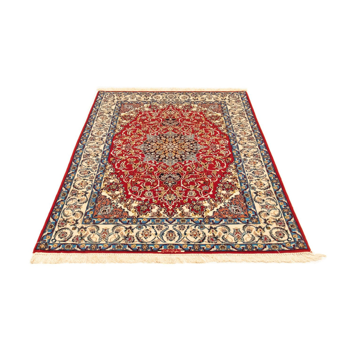 Persisk matta - Isfahan - Premium - 162 x 107 cm - röd