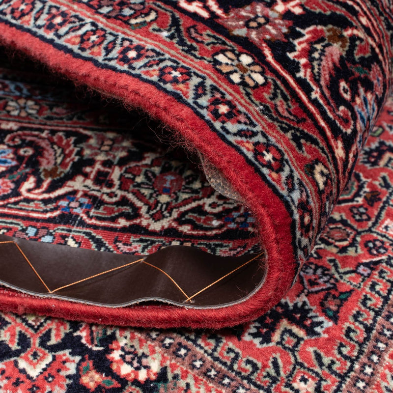 Persisk matta - Bijar - 205 x 136 cm - mörkröd