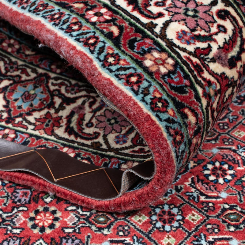 Persisk matta - Bijar - 212 x 135 cm - mörkröd