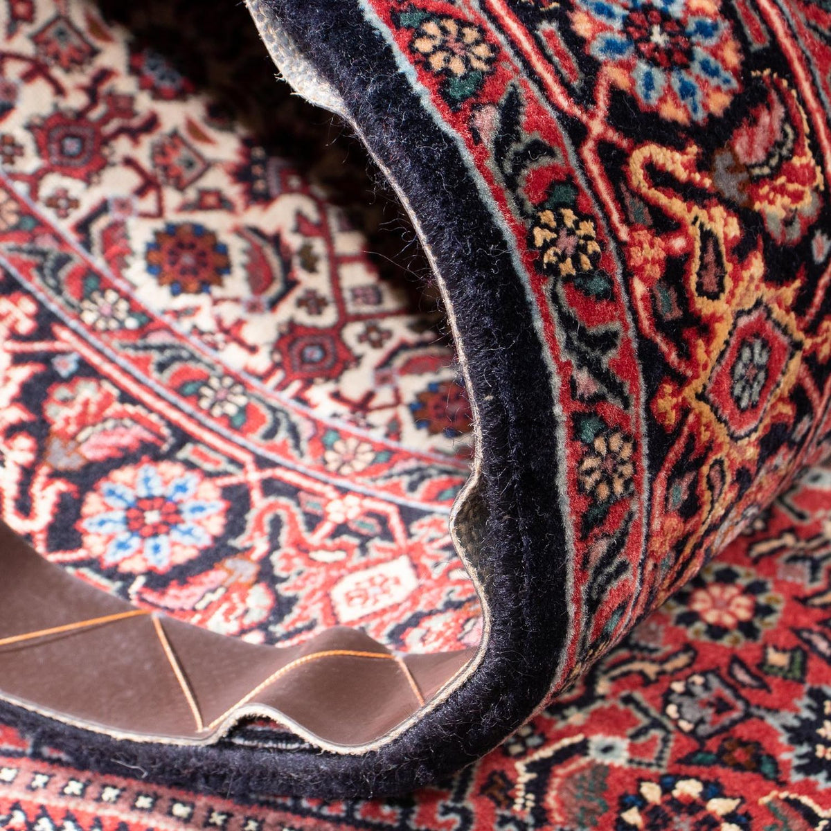 Runner Persisk matta - Bijar - 313 x 83 cm - mörkröd