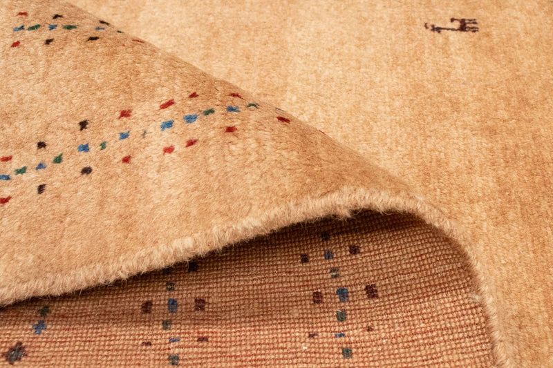 Gabbeh-matta - persisk - 197 x 154 cm - röd