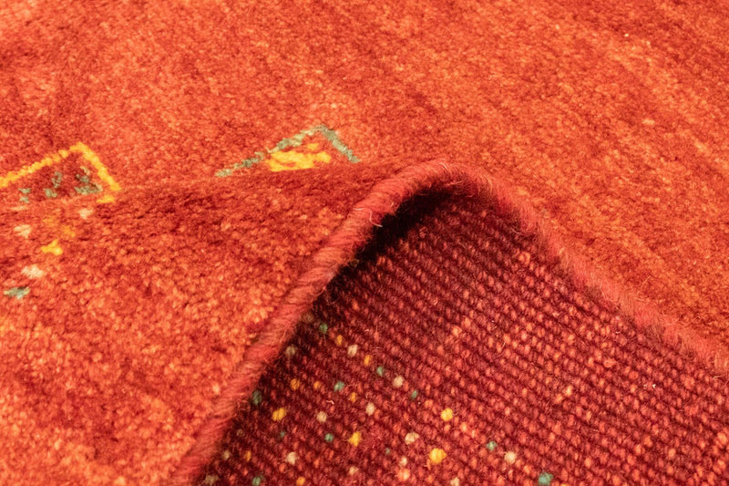 Gabbeh-matta - persisk - 228 x 165 cm - röd