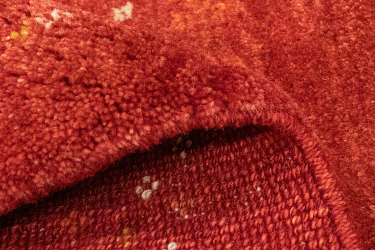 Gabbeh-matta - persisk - 174 x 122 cm - röd